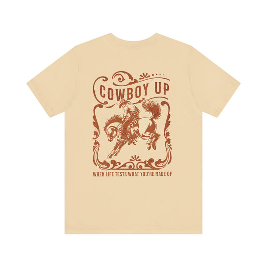 Jersey Short Sleeve Tee: Cowboy Up