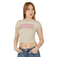 Crop Top Baby Tee: REINER (pink)
