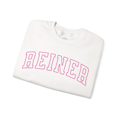 Heavy Blend™ Sweatshirt: Reiner (pink text)