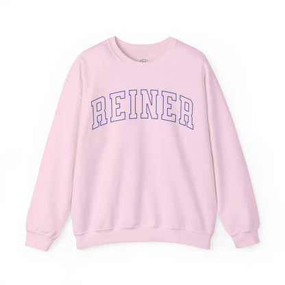 Heavy Blend™ Sweatshirt: Reiner (blue text)