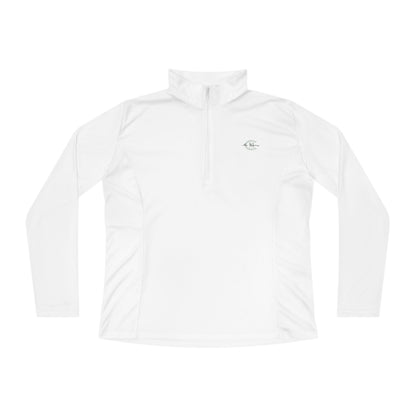 Ladies' Quarter-Zip Performance Pullover: Logo