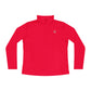 Ladies' Quarter-Zip Performance Pullover: Logo