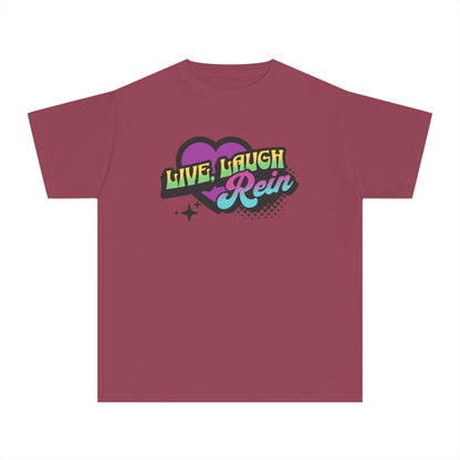 Youth Short Sleeve Tee: Live Laugh Rein
