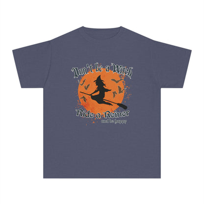 Youth Short Sleeve Tee: Don't be a Witch.