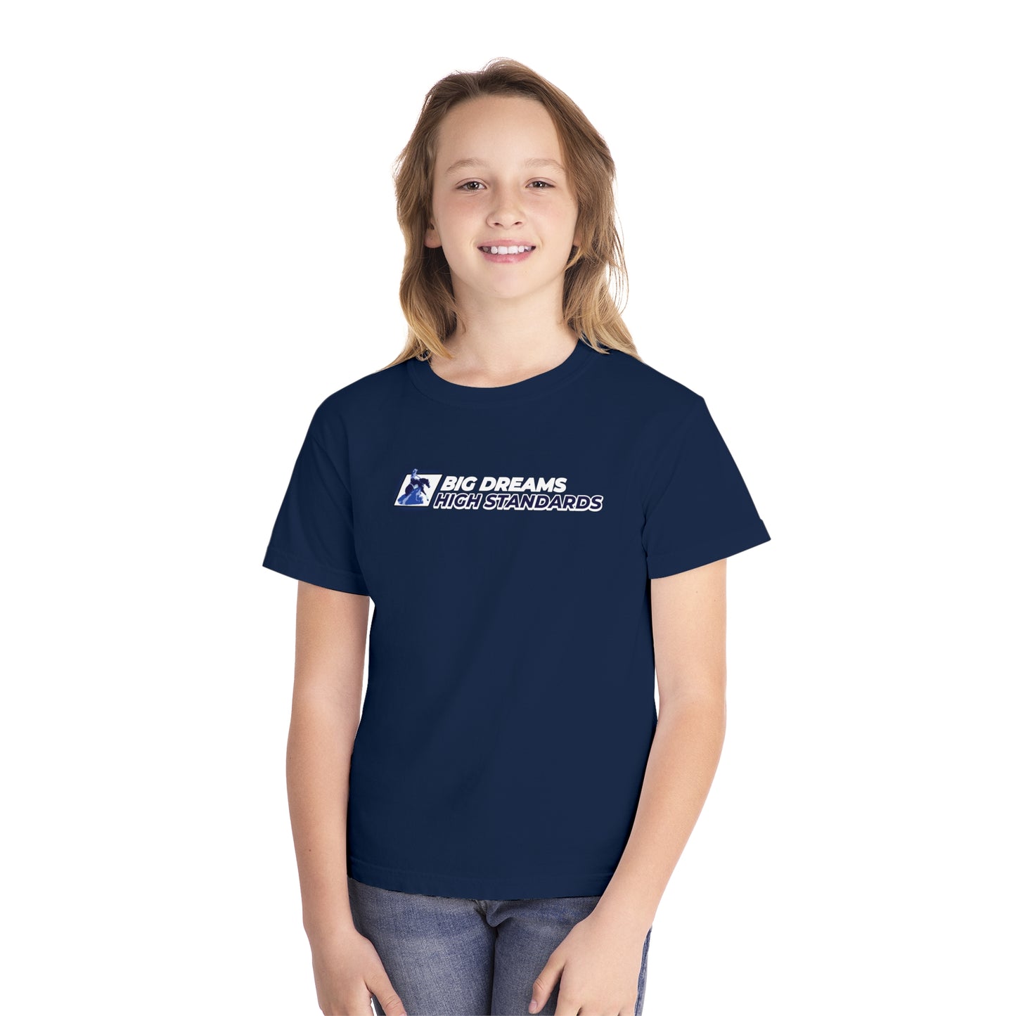 Youth Short Sleeve Tee: Big Dreams High Standards