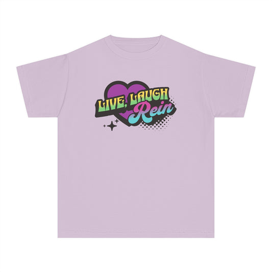 Youth Short Sleeve Tee: Live Laugh Rein