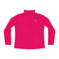 Ladies' Quarter-Zip Performance Pullover: Logo