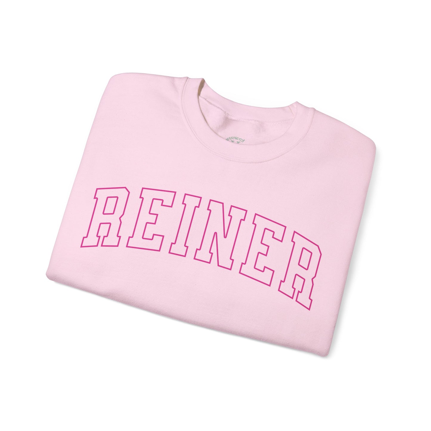 Heavy Blend™ Sweatshirt: Reiner (pink text)