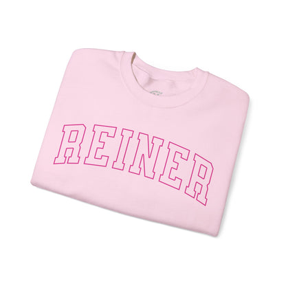 Heavy Blend™ Sweatshirt: Reiner (pink text)