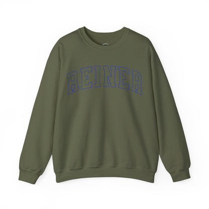Heavy Blend™ Sweatshirt: Reiner (blue text)