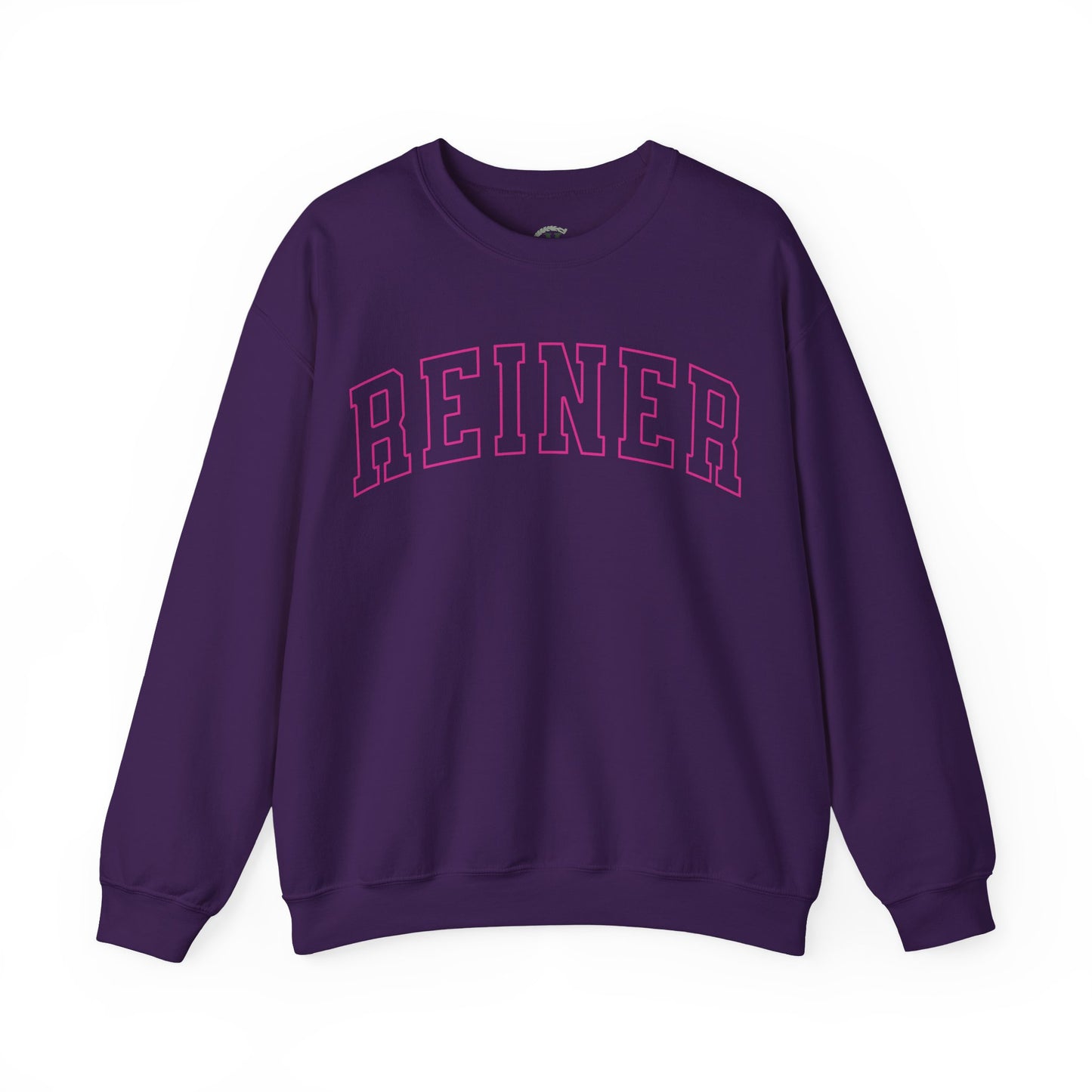 Heavy Blend™ Sweatshirt: Reiner (pink text)