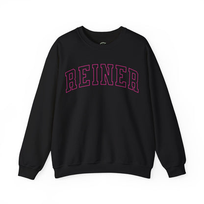 Heavy Blend™ Sweatshirt: Reiner (pink text)