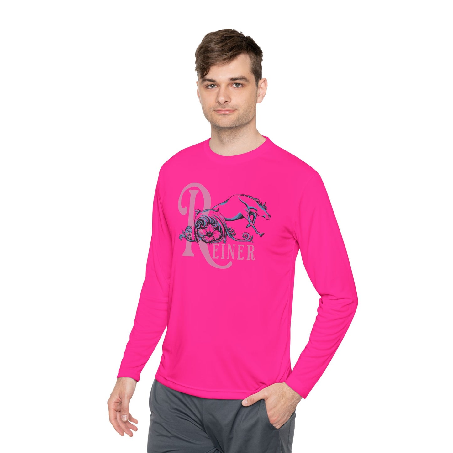 Performance Lightweight Long Sleeve Tee: Filigree Reiner