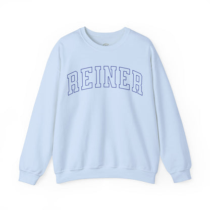 Heavy Blend™ Sweatshirt: Reiner (blue text)