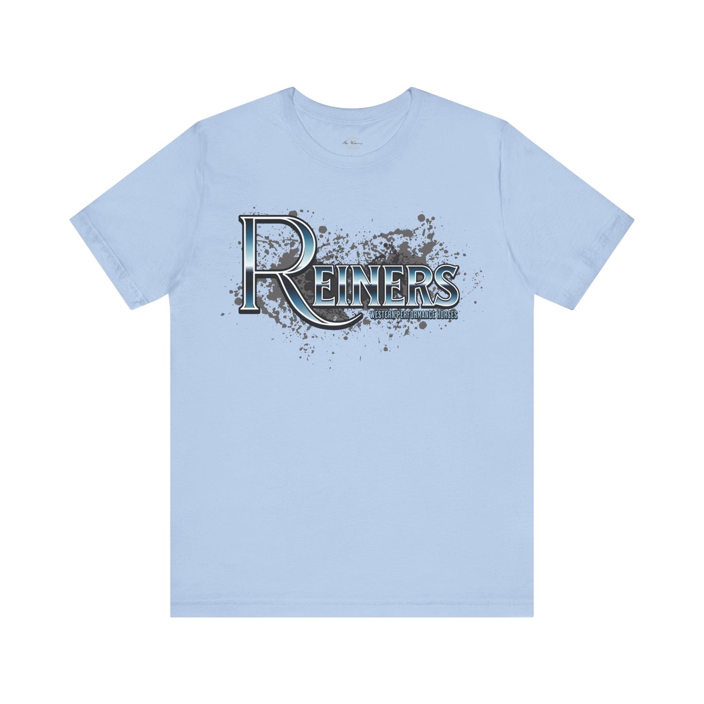 Jersey Short Sleeve Tee: Reiners. Western Performance Horses.