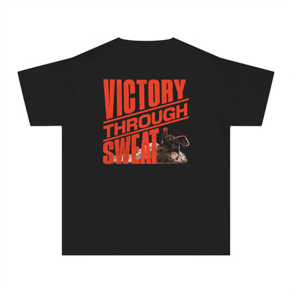 Youth Short Sleeve Tee: Victory through sweat