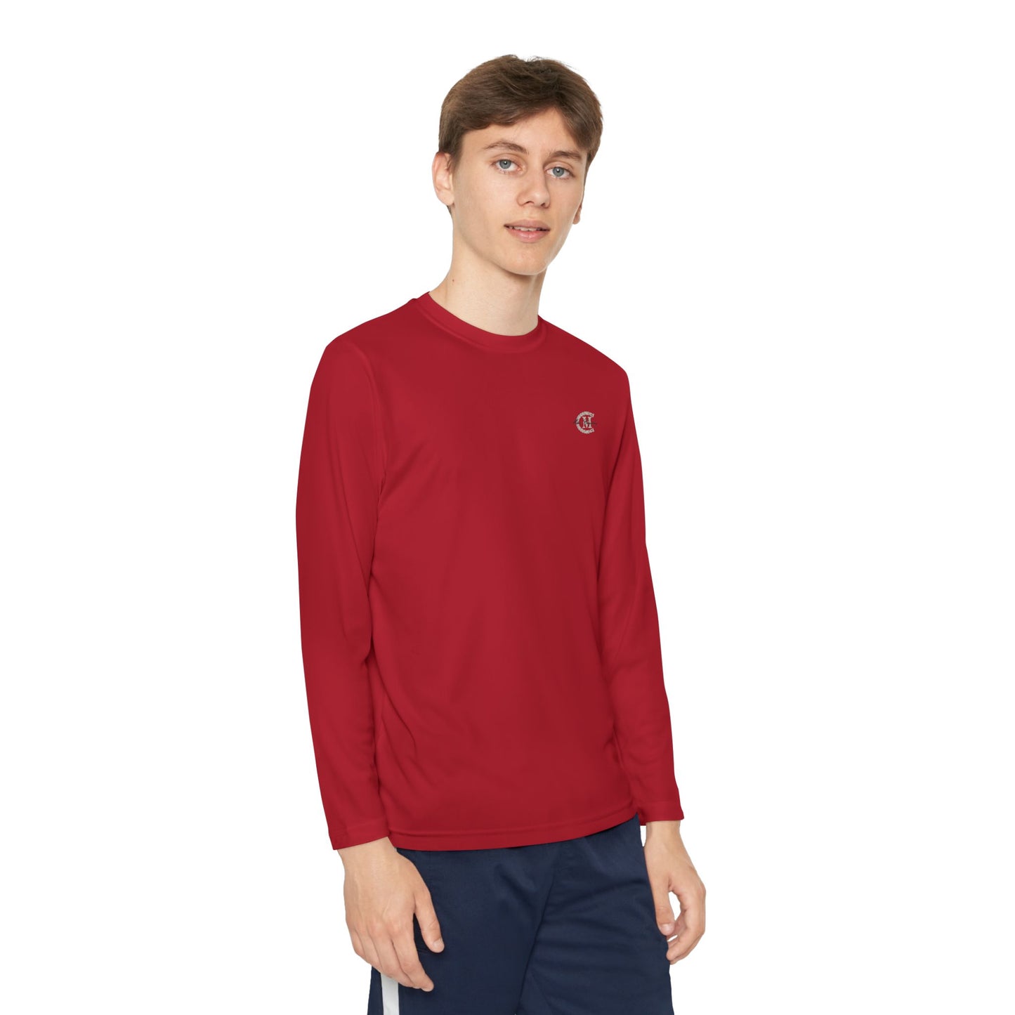 Youth Performance Long Sleeve Shirt: Logo