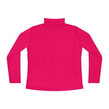 Ladies' Quarter-Zip Performance Pullover: Logo