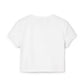Crop Top Baby Tee: REINER (blue)