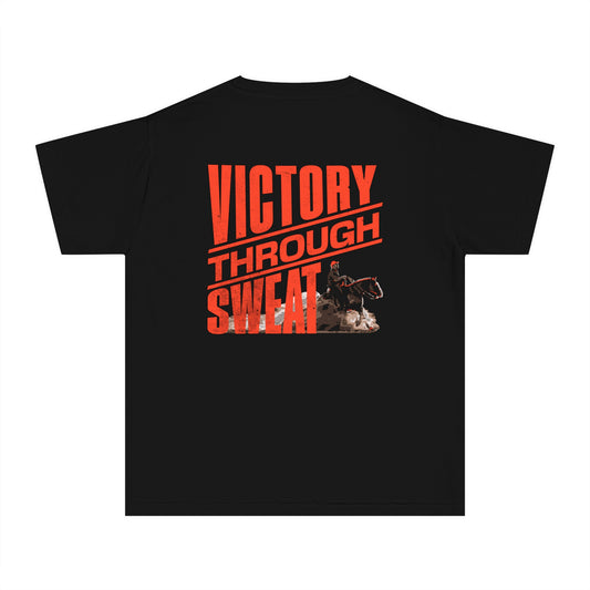 Youth Short Sleeve Tee: Victory through sweat