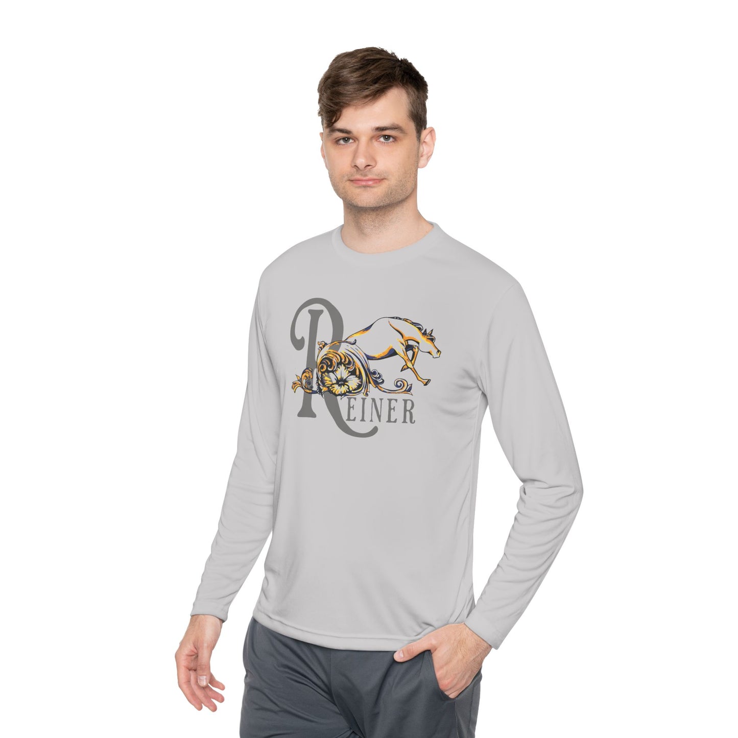 Performance Lightweight Long Sleeve Tee: Filigree Reiner