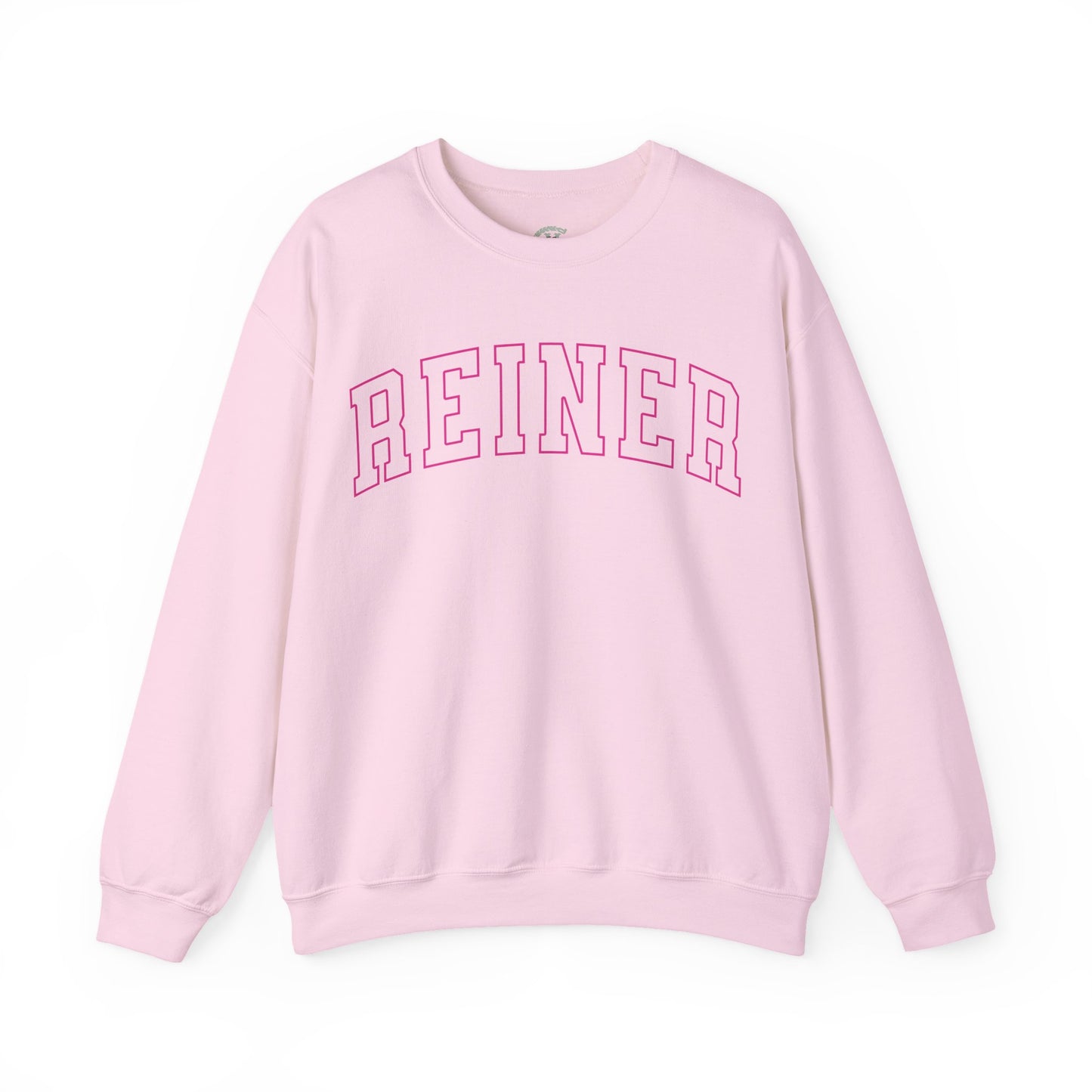 Heavy Blend™ Sweatshirt: Reiner (pink text)