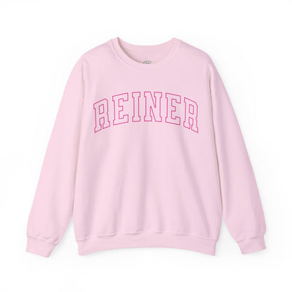 Heavy Blend™ Sweatshirt: Reiner (pink text)
