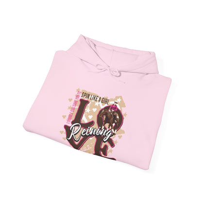 Heavy Blend™ Hoodie: Spin like a Girl.