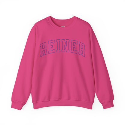 Heavy Blend™ Sweatshirt: Reiner (blue text)