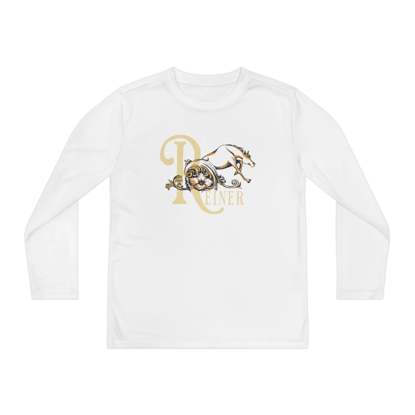 Youth Performance Long Sleeve Shirt:  Filigree Reiner