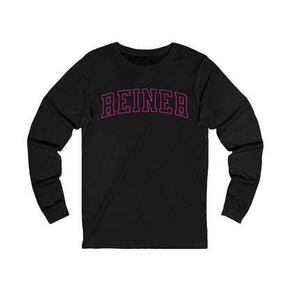 Jersey Long Sleeve Tee: REINER (pink)