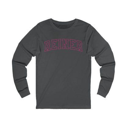 Jersey Long Sleeve Tee: REINER (pink)