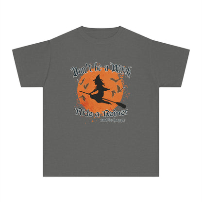 Youth Short Sleeve Tee: Don't be a Witch.
