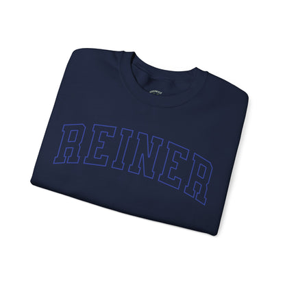 Heavy Blend™ Sweatshirt: Reiner (blue text)