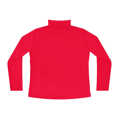 Ladies' Quarter-Zip Performance Pullover: Logo