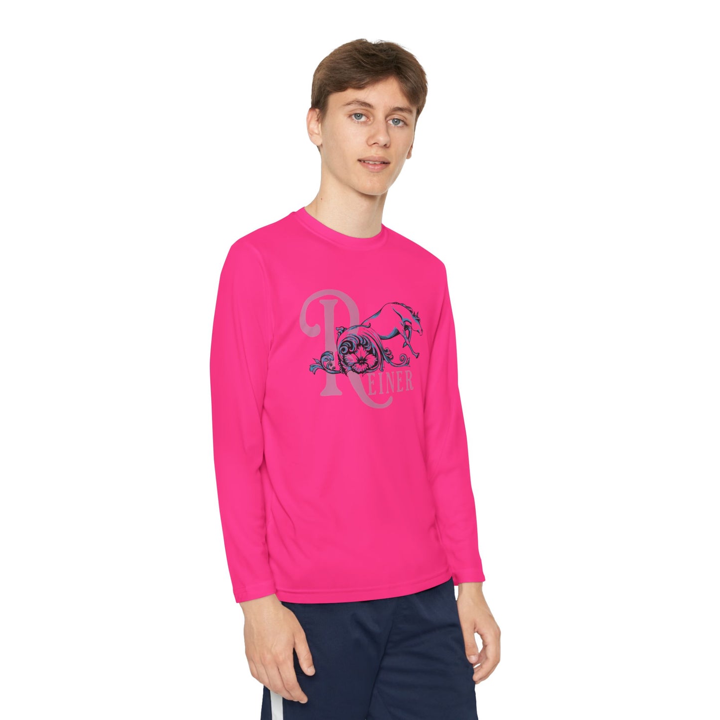 Youth Performance Long Sleeve Shirt:  Filigree Reiner
