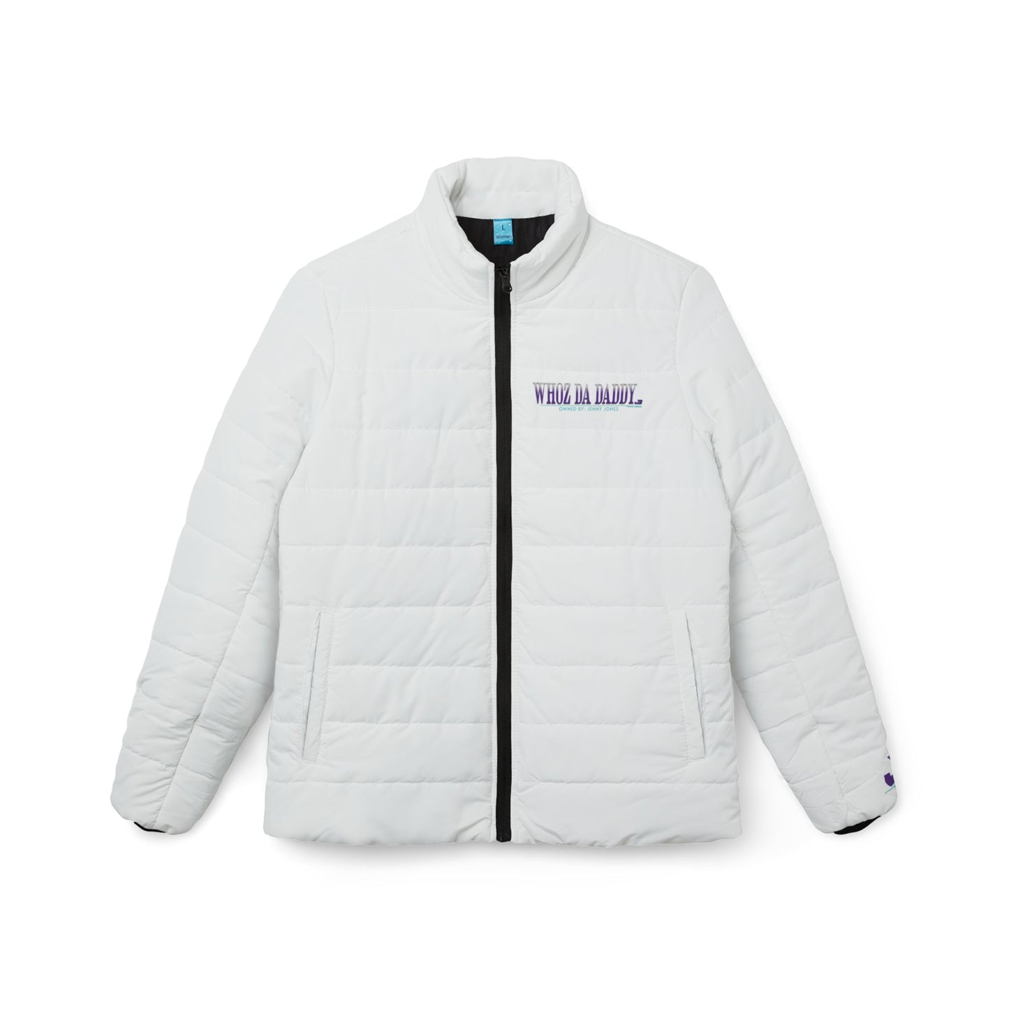 DRAFT Jake Ballard Custom Women’s Puffer Jacket: Whoz Da Daddy