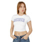 Crop Top Baby Tee: REINER (blue)