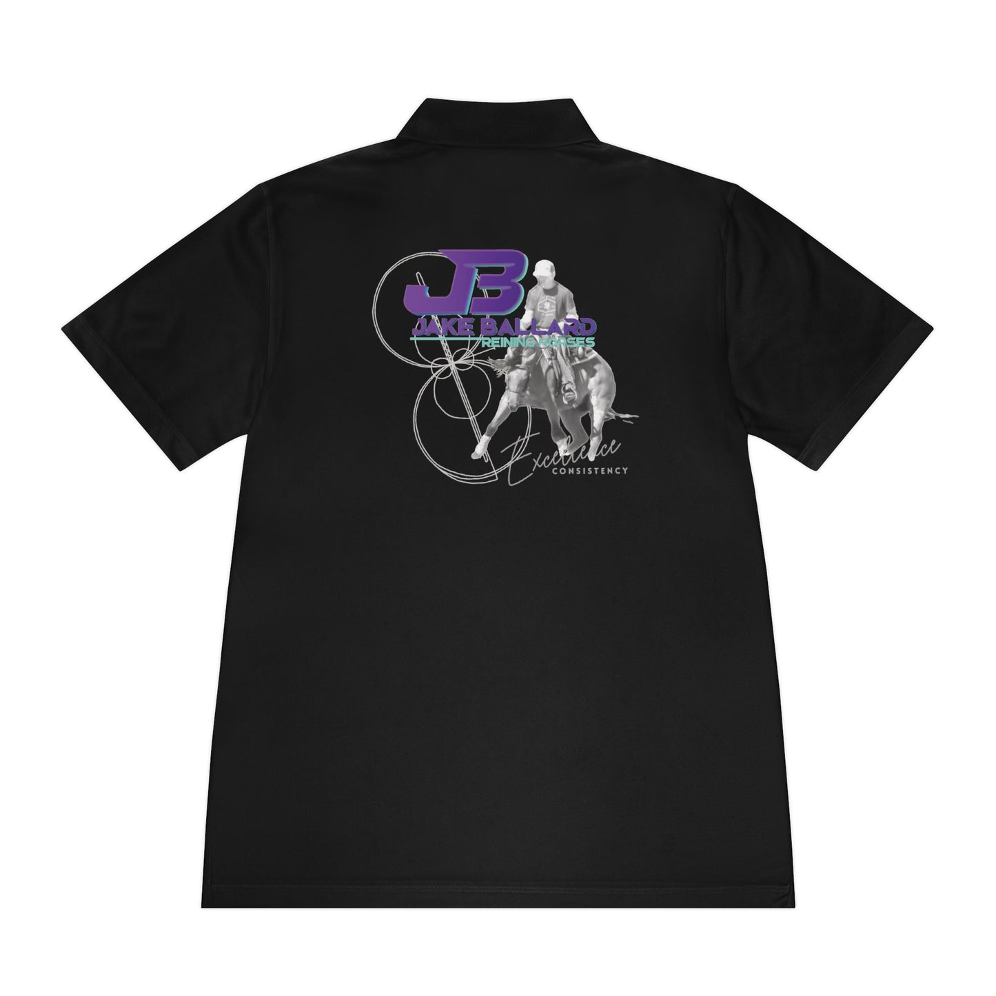 DRAFT Jake Ballard Custom Men's Sport Polo Shirt: JB spin