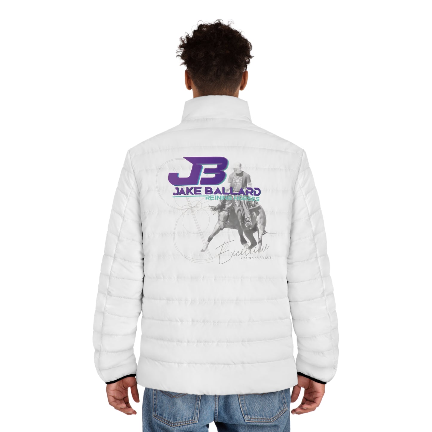 DRAFT Jake Ballard Custom Men's Puffer Jacket: Spin