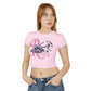 Crop Top Baby Tee: Filigree Reiner