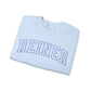 Heavy Blend™ Sweatshirt: Reiner (blue text)