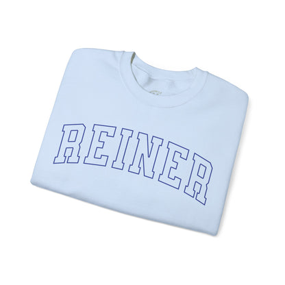 Heavy Blend™ Sweatshirt: Reiner (blue text)