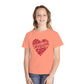 Youth Short Sleeve Tee: Horse Obsessed Girl