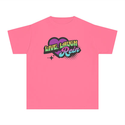 Youth Short Sleeve Tee: Live Laugh Rein