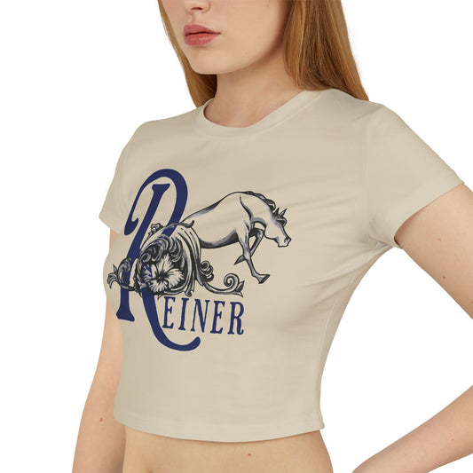 Crop Top Baby Tee: Filigree Reiner