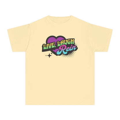Youth Short Sleeve Tee: Live Laugh Rein