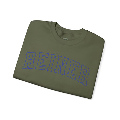 Heavy Blend™ Sweatshirt: Reiner (blue text)