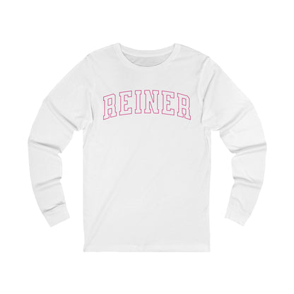 Jersey Long Sleeve Tee: REINER (pink)