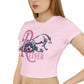 Crop Top Baby Tee: Filigree Reiner